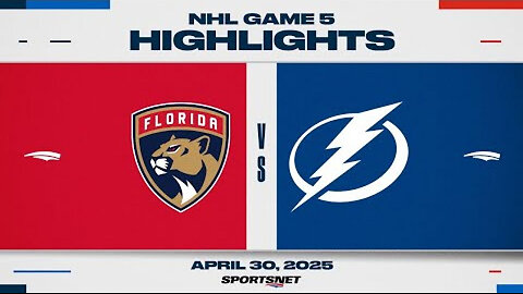NHL Game 5 Highlights - Panthers vs. Lightning