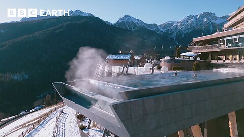 Imagine Having a Private Sauna Overlooking the Alps | BBC Earth Explore