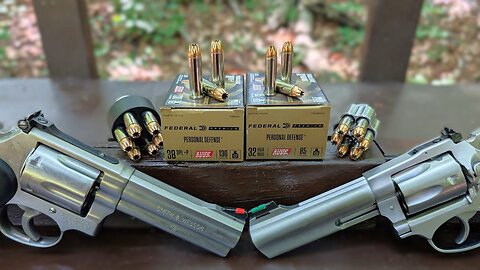 The .32 H&R Mag is Better than you Think! Federal Hydra-Shok Deep .32 H&R Mag VS .38 Special+P