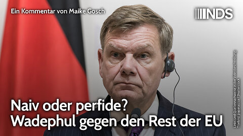 Naiv oder perfide? Wadephul gegen den Rest der EU | Maike Gosch | NDS-Podcast