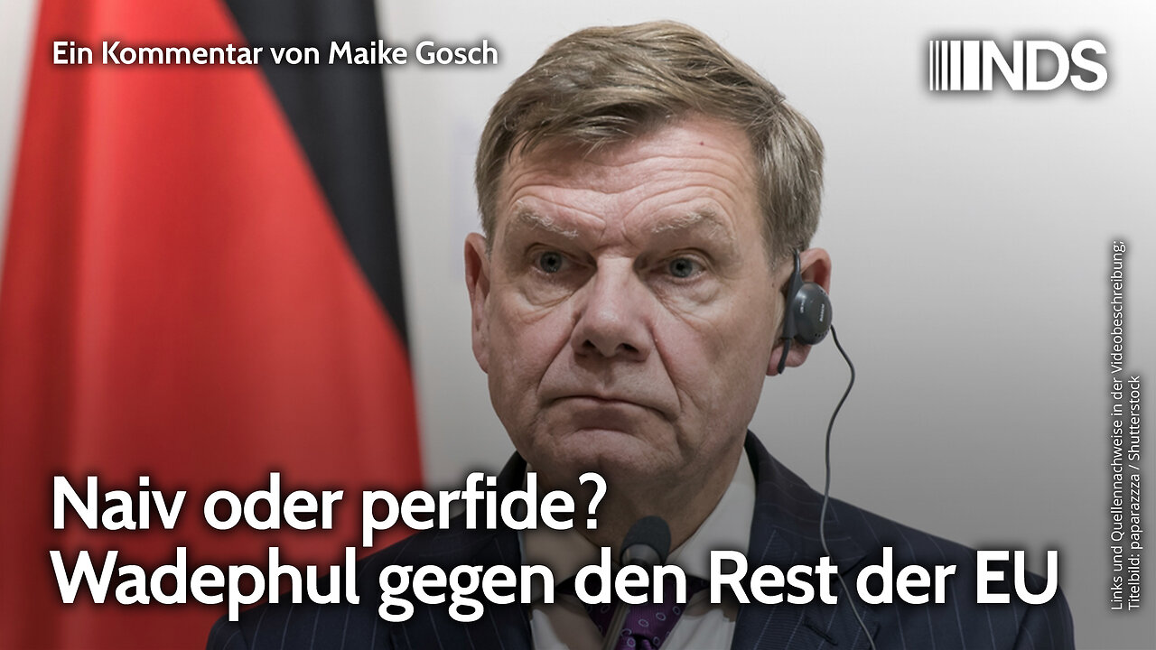 Naiv oder perfide? Wadephul gegen den Rest der EU | Maike Gosch | NDS-Podcast