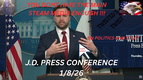 Happening NOW!! JD Vance OWNS Fake News in Epic Presser: Defends ICE Heroes & Drops Fraud Bombshell!