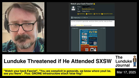 Lunduke Threatened if He Attended SXSW