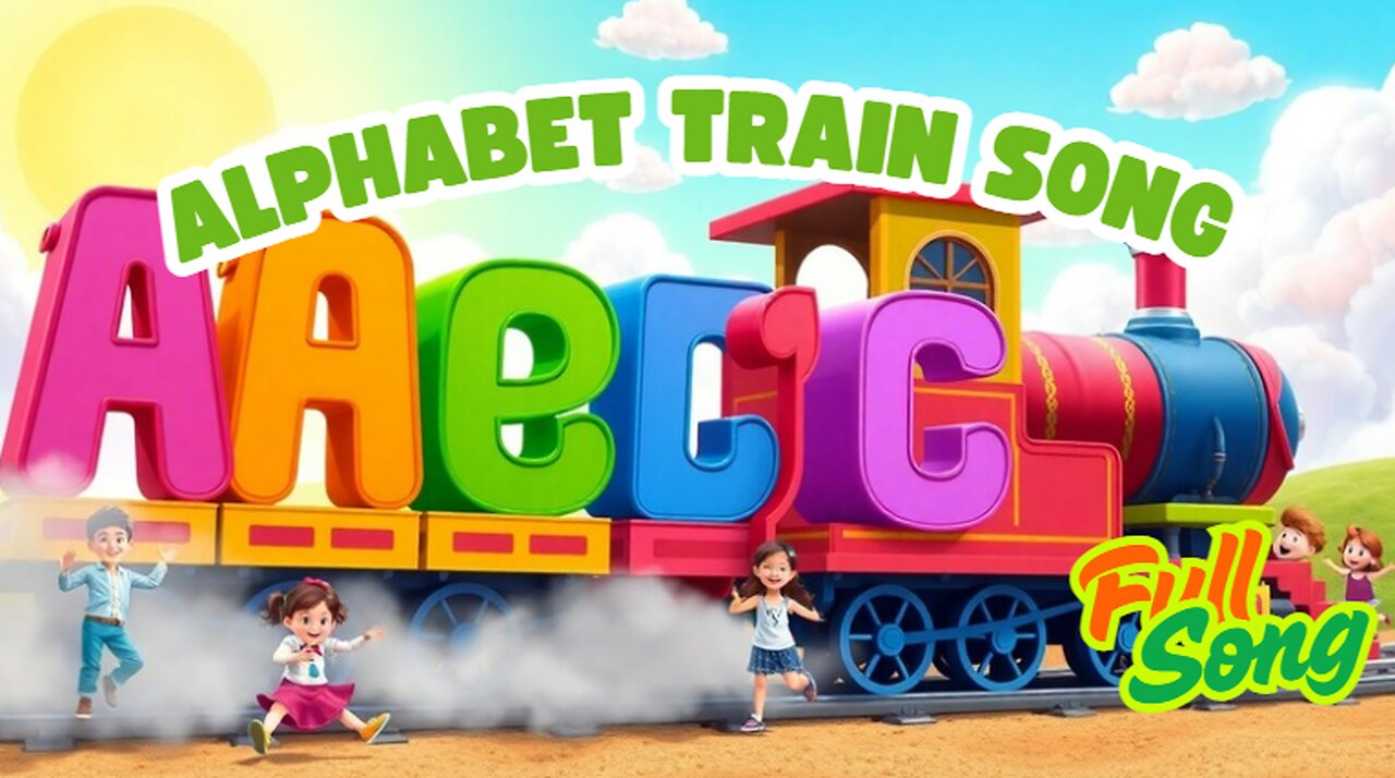 Alphabet Train Song 🚂 ABC Learning for Kids | Fun Educational Nursery Rhyme