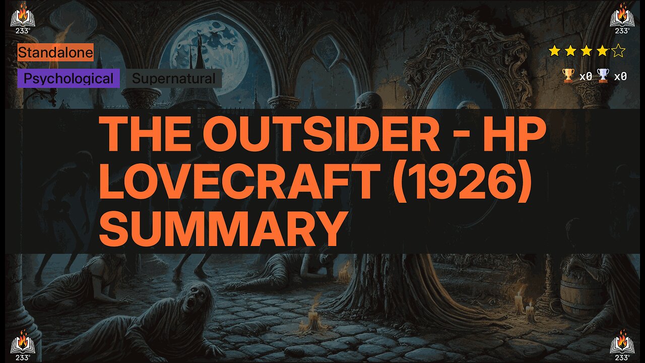 The Outsider - HP Lovecraft (1926) Summary