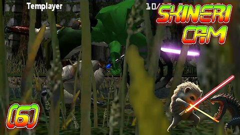 Teaching Skineri how to play Jedi Knight |6| Rancor Tossing + Boss Desann SKINERI🎥 [CZ/EN]