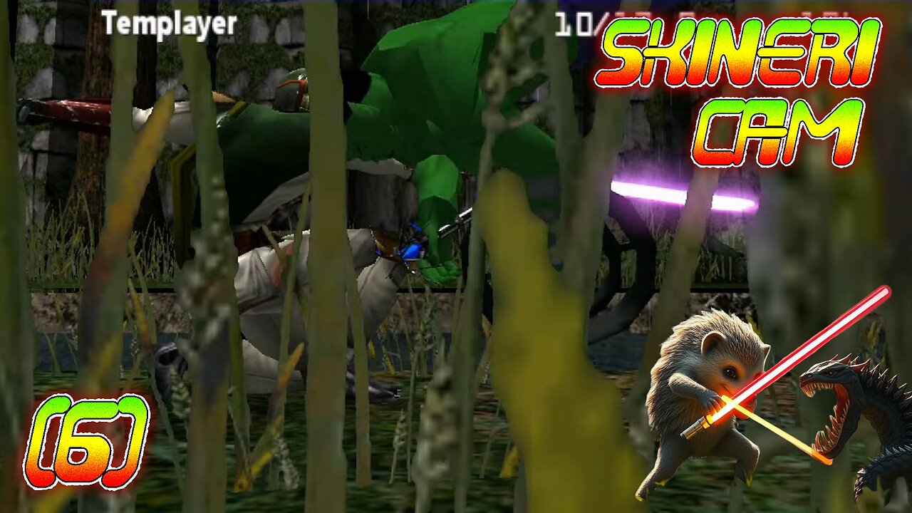 Teaching Skineri how to play Jedi Knight |6| Rancor Tossing + Boss Desann SKINERI🎥 [CZ/EN]