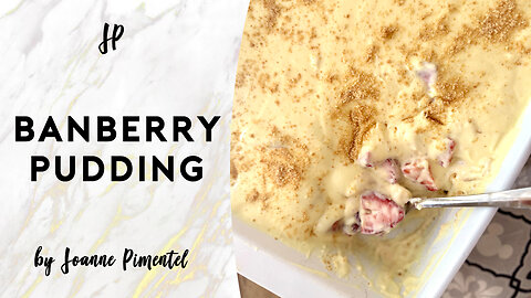 BANBERRY PUDDING | No Bake Banana & Strawberry Pudding