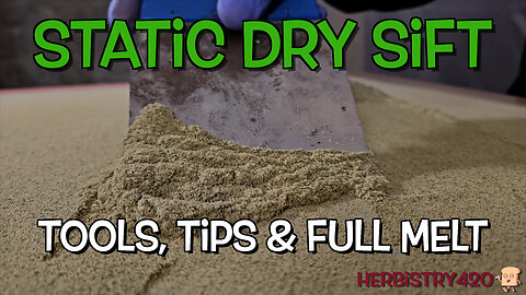 Static Dry Sift Hash: Tools, Tips & FULL MELT with TerpHunter 🔥