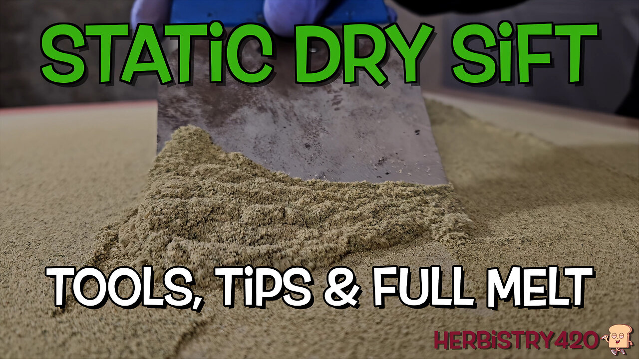 Static Dry Sift Hash: Tools, Tips & FULL MELT with TerpHunter 🔥