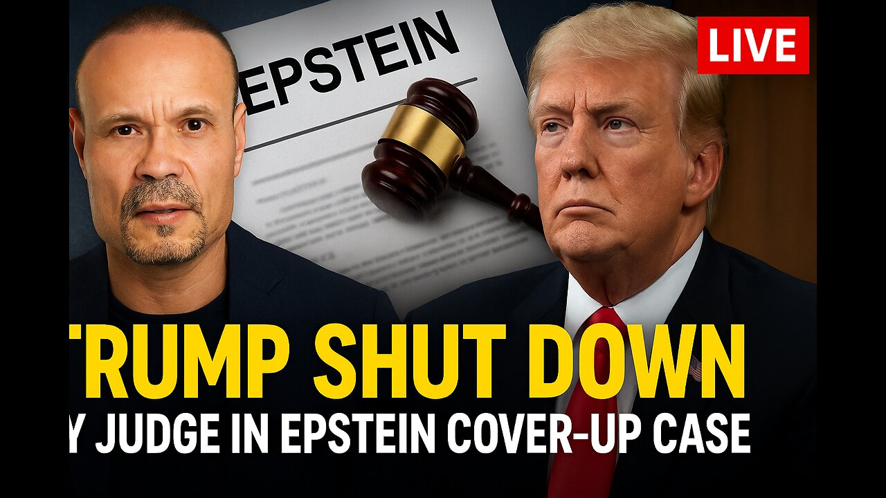 🚨 Trump SHUT DOWN by Judge in Explosive Epstein Cover‑Up Case | LIVE the dan Bongino Show