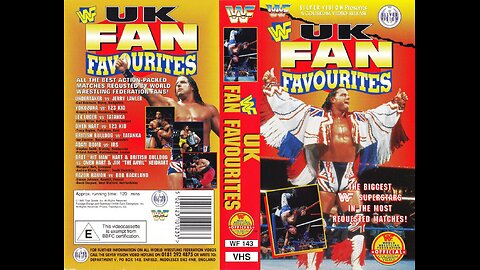 WWF Coliseum Video UK FAN FAVOURITES 1993