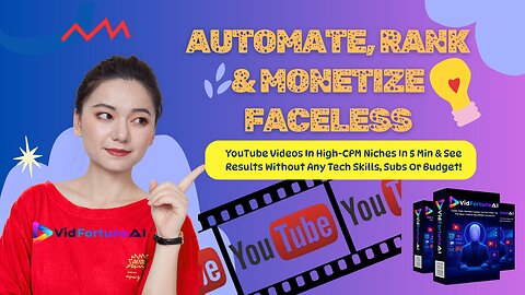 VidFortune AI Review|Automate Faceless YouTube Videos + OTOs & Bonuses! #Facelessvideo
