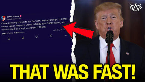 Trump Encourages REGIME CHANGE in Iran!