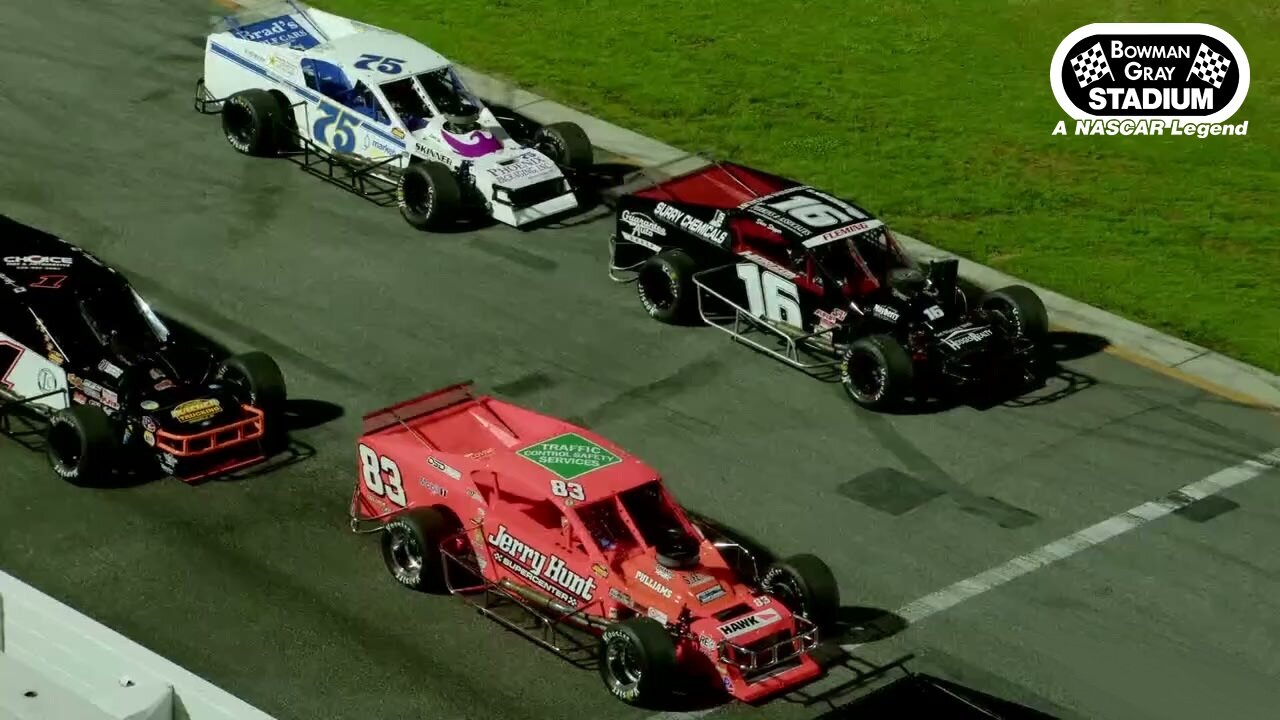 NASCAR Modified Twin 50s At Bowman Gray Stadium (8/9/2025)