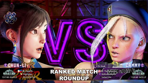 Kuya Kalbo SF6 Ranked Match Roundup. Chun Li Master Rank [Hori Fight Stick]