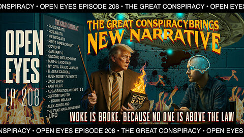 Open Eyes Ep. 208 - "The Great Conspiracy Begins. The New Narrative." +
