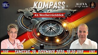 💥📢 LIVE | KOMPASS – Der Politische Wochenrückblick (43) 💥