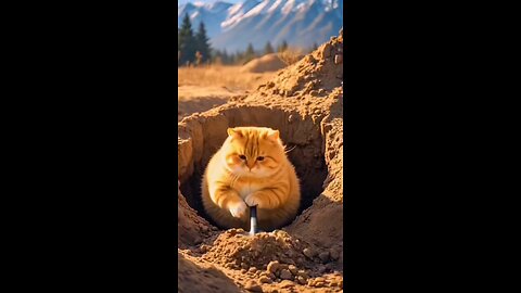 wild boar 🐗 hunted by cat skill
