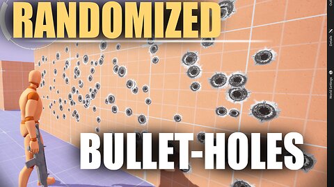 UE5: Randomized Bullet-Hole Sizes/Rotations
