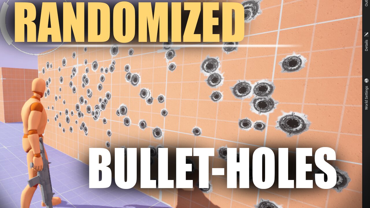 UE5: Randomized Bullet-Hole Sizes/Rotations