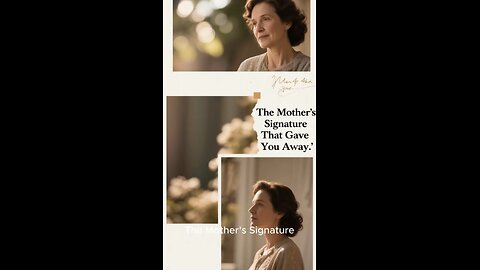 The Mother — The Signature That Gave You Away. Part 1/3