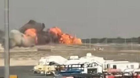 Shocking Moment: Indian Jet Crash Stuns Dubai Airshow 2025 Crowd!