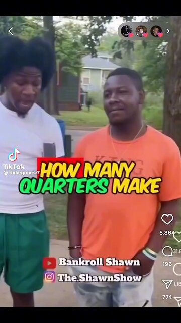 16 quarters make a dollar.