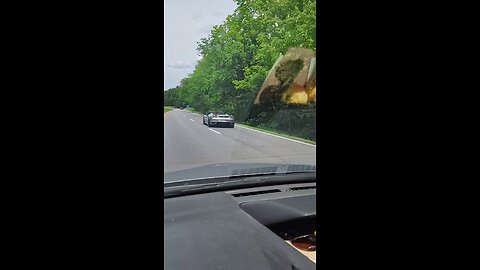 Ferrari pulls away at 80mph