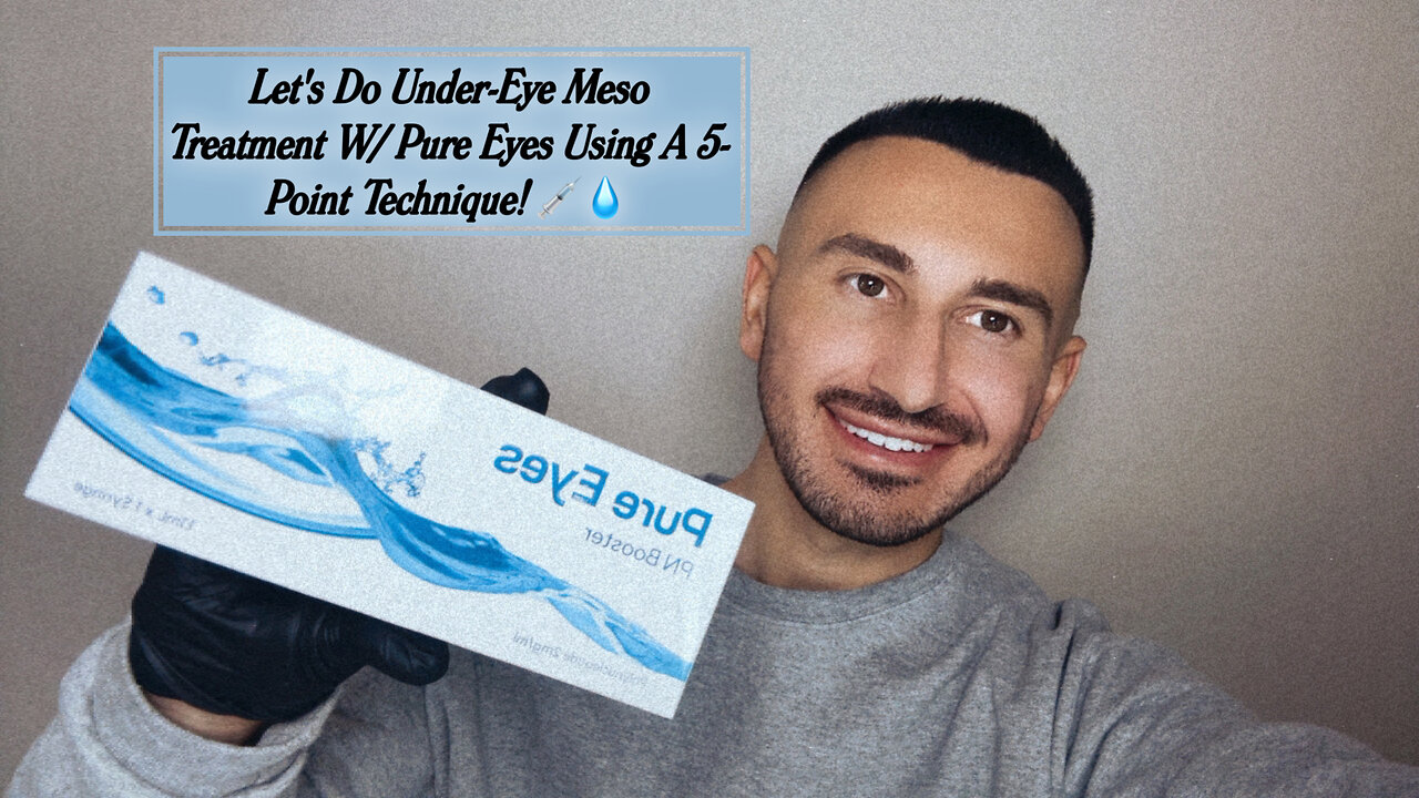 Let's Do Under-Eye Meso Treatment W/ Pure Eyes Using A 5-Point Technique!