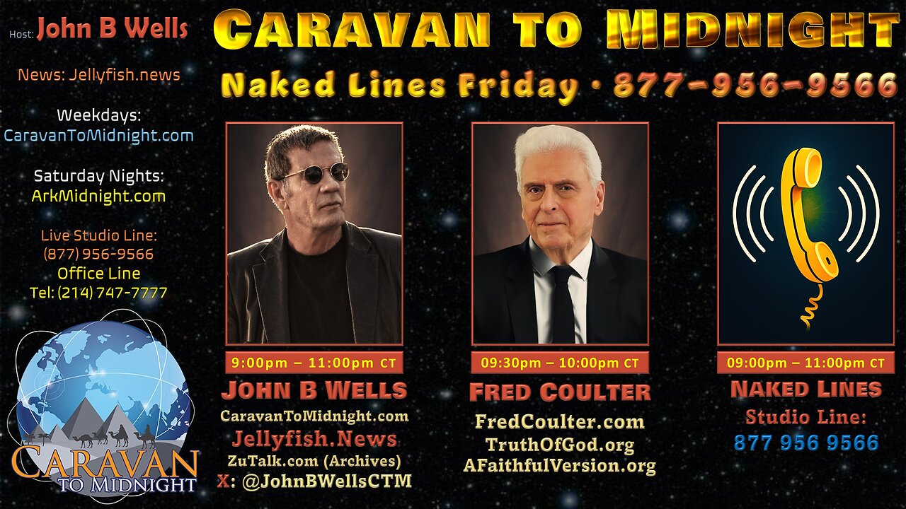 Naked Lines Friday - John B Wells LIVE