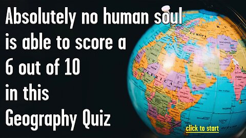 Challenging Geography Quiz