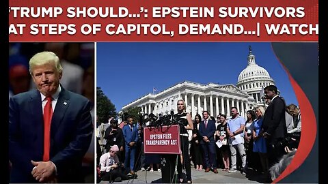 Epstein Files: ‘Trump Should...’, Women At Steps Of US Capitol, Share Stories Of Horror, Demand...