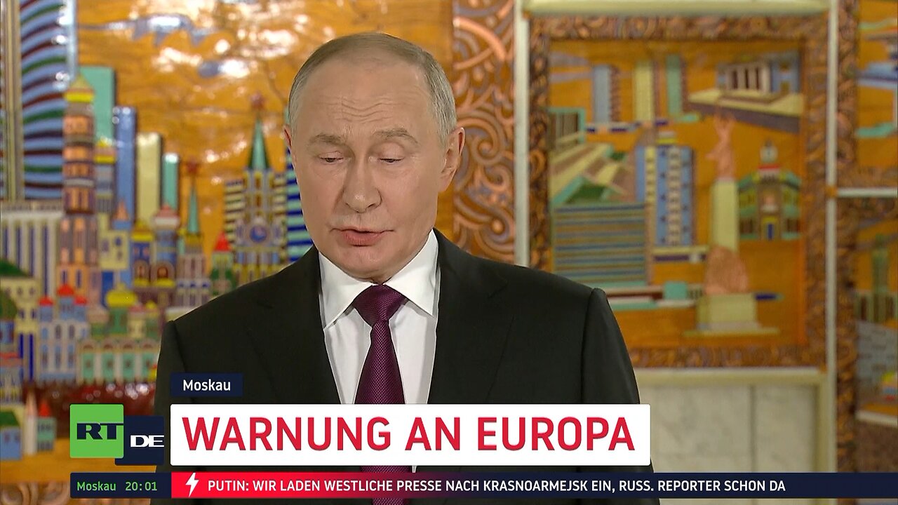 Putin: Wir wollen keinen Krieg mit Europa – sind aber jederzeit bereit