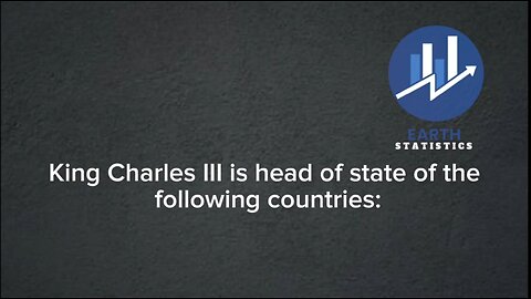 King Charles III is head of state of the following countries