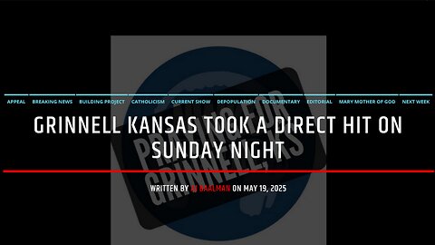 A Wedge Tornado Struck Grinnell Kansas