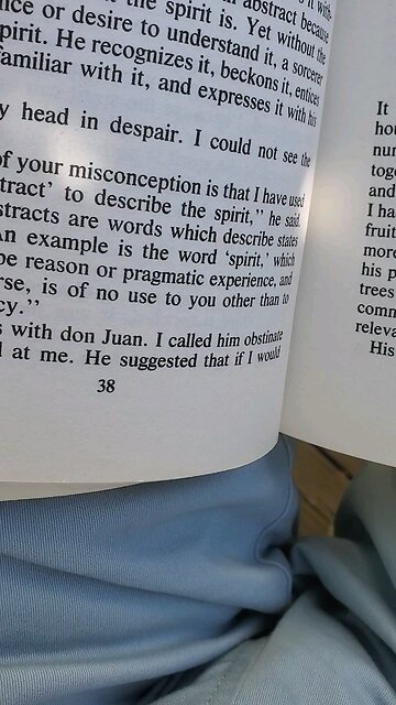 I am reading from #ThePowerOfSilence by #CarlosCastaneda