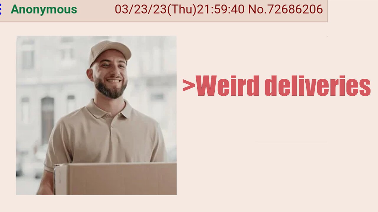 Anon receives weird packages l Greentext