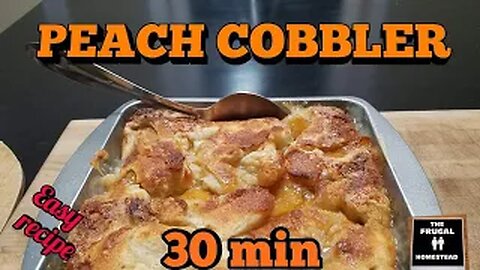 Peach Cobbler Easy Way Recipe