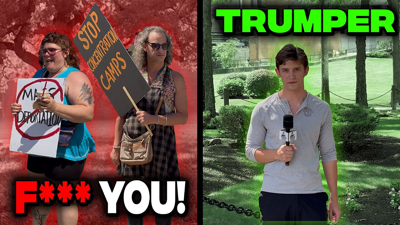 America First Republican Destroys Woke Liberal Protestors