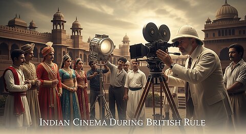 How was Indian cinema created during British rule? 🤔
