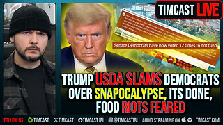 Democrats SUE, Trump USDA Says ITS DONE, No Food Stamps Will Come, Riots Feared