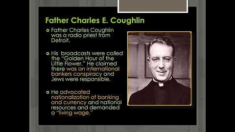 The International Banker - Father Coughlin