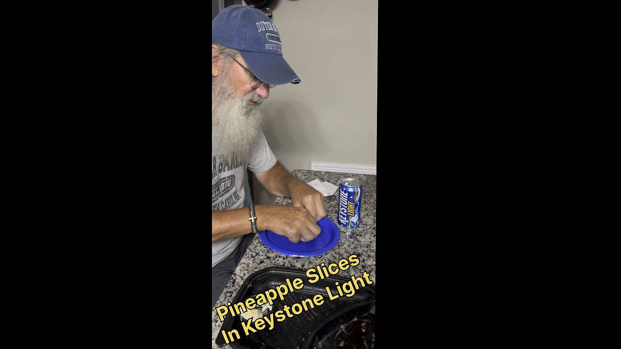 Pineapple in my Keystone Light.