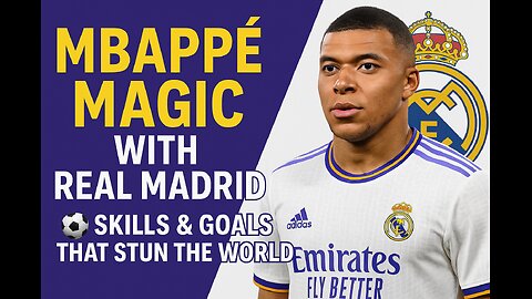 Mbappé at Real Madrid – Unstoppable Goals & Speed