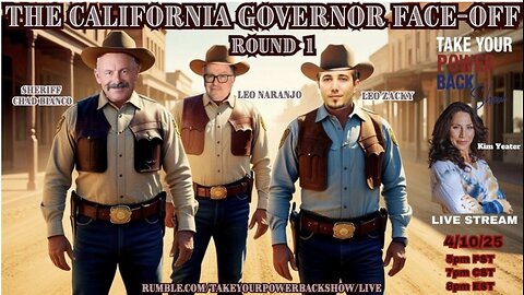 Live Interview STEVE HILTON - DANIEL MERCURI - Coby Marcum Candidates for CALIFORNIA GOVERNOR RACE
