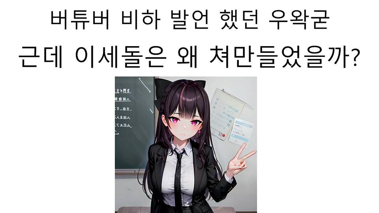 키즈나 아이와 버튜버들을 비하했던 우왁굳은 대체 왜 이세돌을 만들었을까?