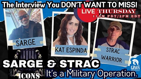 SARGE & STRAC - It's a Military Operation! The Interview You DON'T Want to Miss!