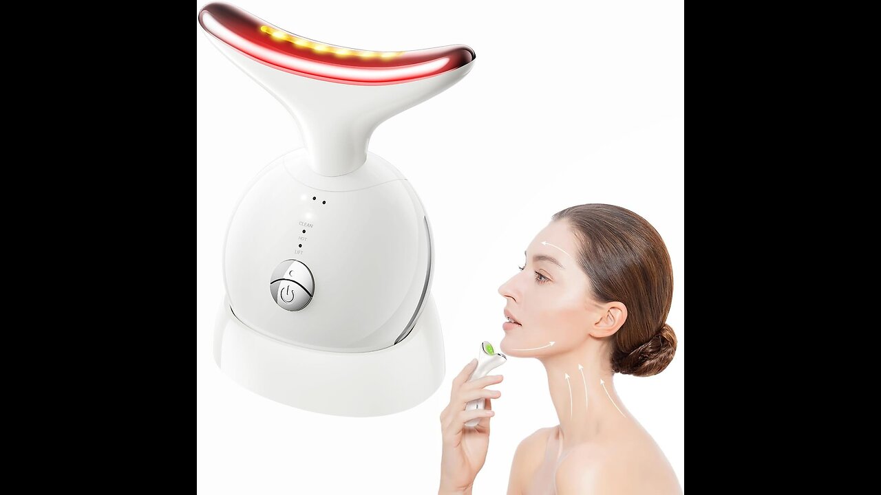 7 in 1 Face Massager Tool with Red Light Therapy – 70% OFF Today!