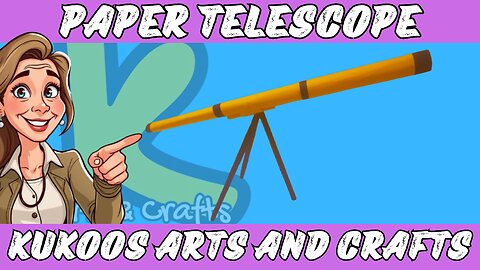 How to Make a Telescope with Paper | Easy DIY Spyglass Craft Tutorial